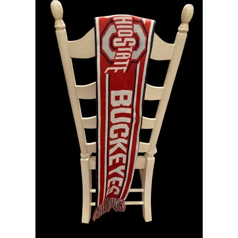 Ohio State Buckeyes Knit Scarf Reversible Battle Cry Unisex